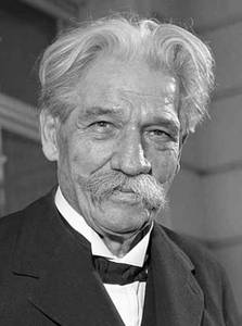 Quelle: Bundesarchiv, Bild 145 Bild-00014770 / CC-BY-SA Albert Schweitzer (Bohn, 11 November 1955)